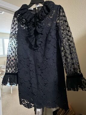 Philosophy di Lorenzo Serafini Ruffled Lace Mini Dress